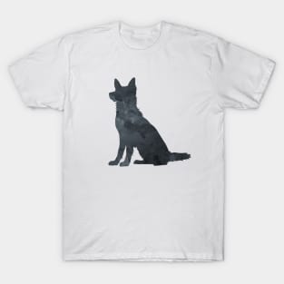 Black German Shepherd Dog T-Shirt